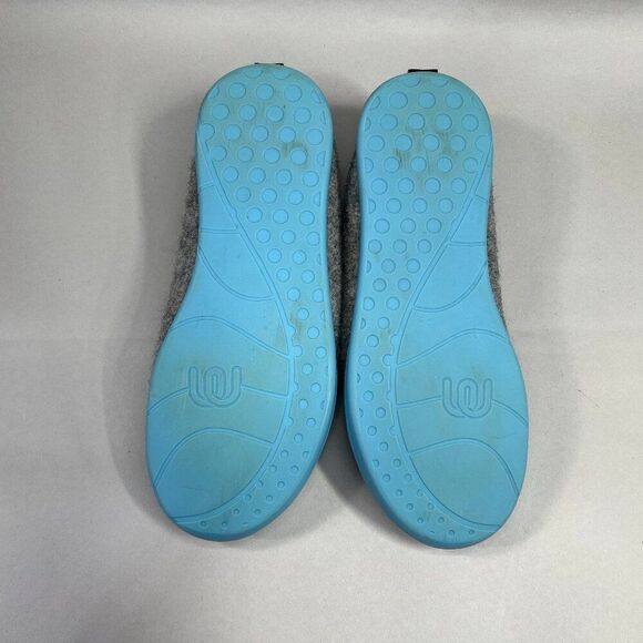 Mahabis Women's Size 6.5 Classic Gray Wool Slippers - Picture 13 of 16